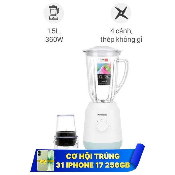 Máy xay sinh tố đa năng Panasonic MX-EX1511WRA
