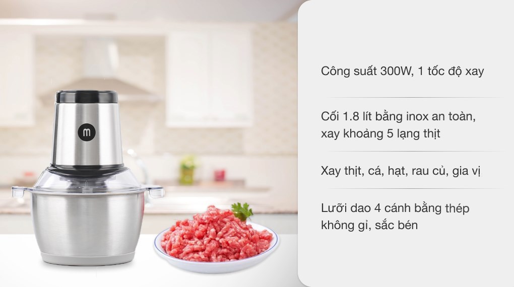 Máy xay thịt Mishio MK-157