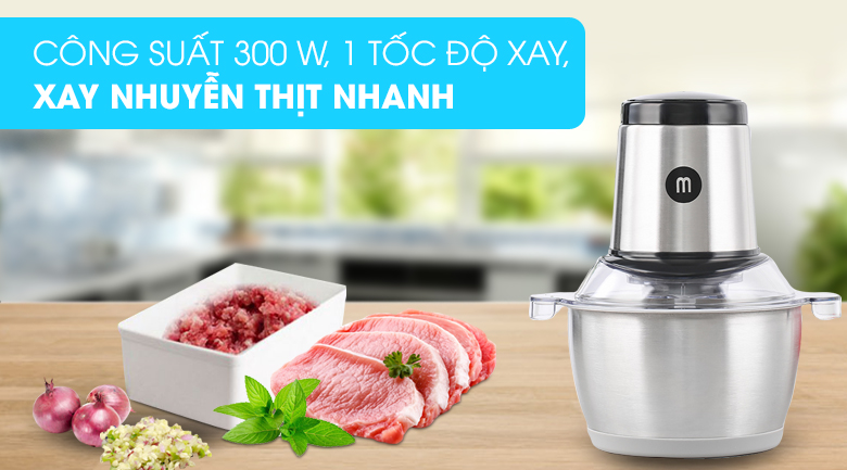 Máy xay thịt đa năng Mishio MK-157 300W 1.8 lít - 12