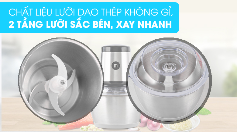 Máy xay thịt đa năng Mishio MK-157 300W 1.8 lít - 14