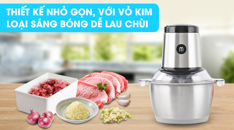 Máy xay thịt đa năng Mishio MK-157 300W 1.8 lít - 6