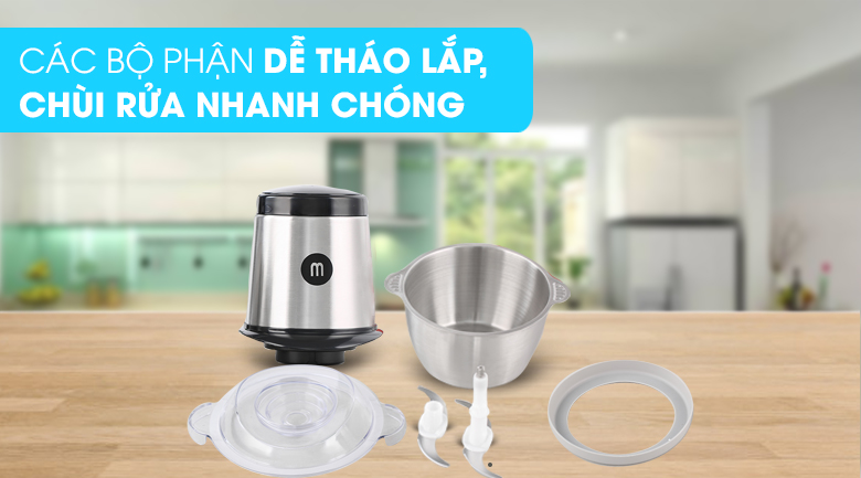 Máy xay thịt đa năng Mishio MK-157 300W 1.8 lít - 3
