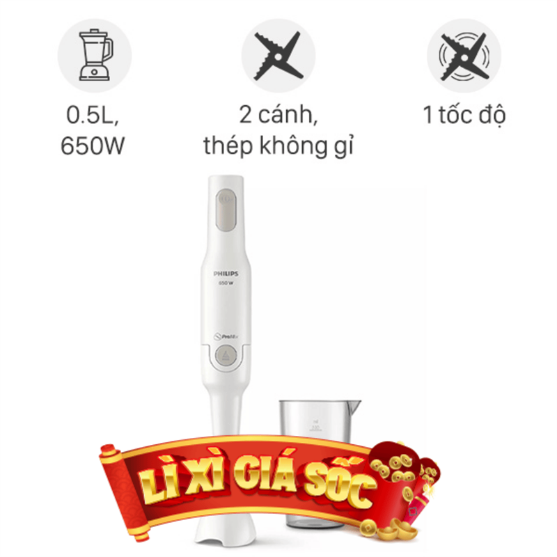 Máy xay cầm tay Philips HR2531