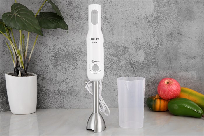 Máy xay sinh tố cầm tay Philips HR2534 Màu Trắng