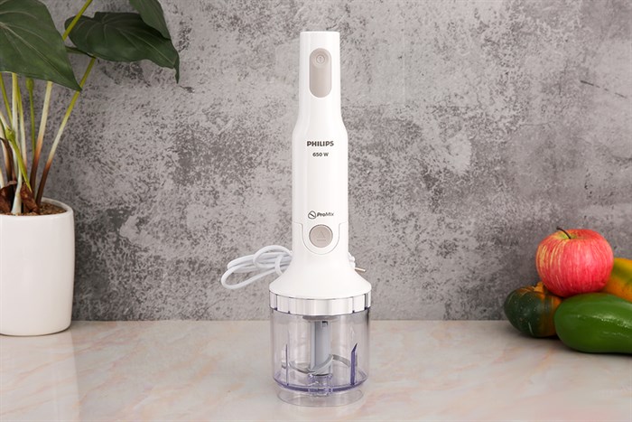 Máy xay cầm tay Philips HR2537 Màu Trắng