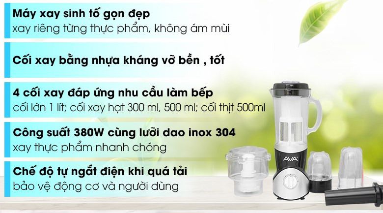 Máy xay sinh tố đa năng AVA SBL3196 - 14