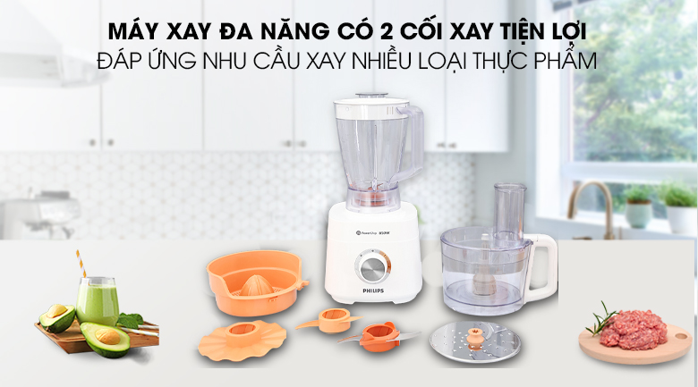 Thiết kế - Máy xay đa năng Philips HR7510/00