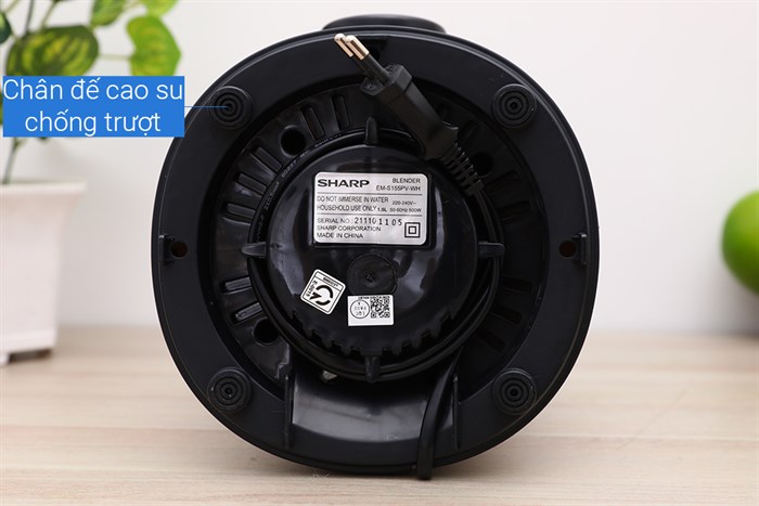 Máy xay sinh tố đa năng Sharp EM-S155PV-WH Màu Trắng - Đen