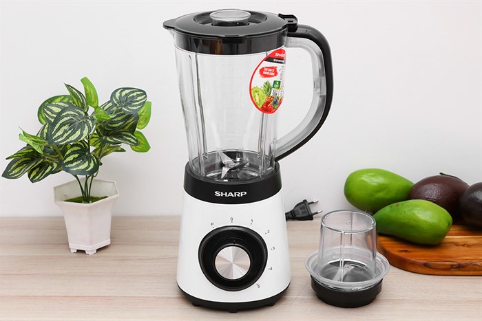 Máy xay sinh tố đa năng Sharp EM-S155PV-WH Màu Trắng - Đen