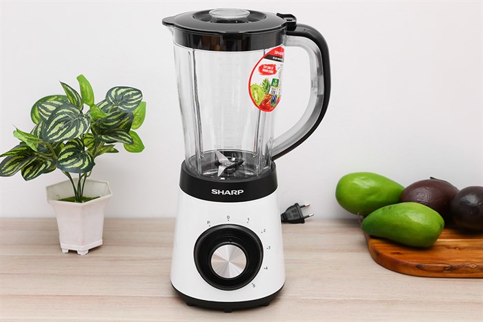 Máy xay sinh tố đa năng Sharp EM-S155PV-WH Màu Trắng - Đen