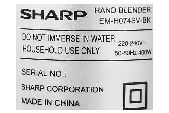 Máy xay sinh tố Sharp EM-H074SV-BK Màu Đen