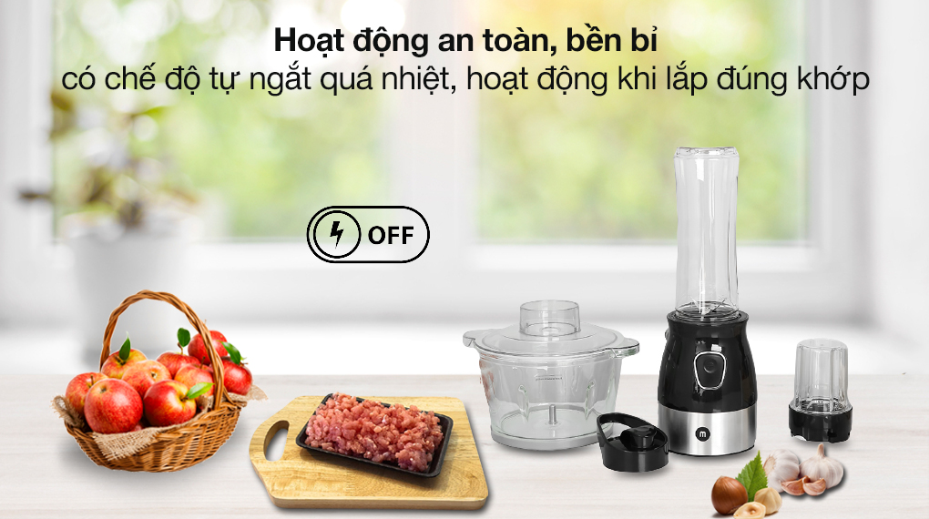 Máy xay sinh tố đa năng Mishio MK-258 - 9