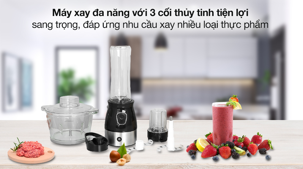 Máy xay sinh tố đa năng Mishio MK-258 - 3