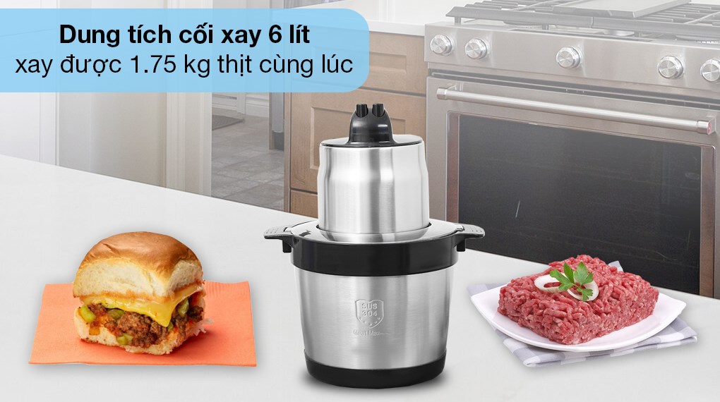 Máy xay thịt đa năng Mishio MK-279 1200W 6 lít - 2