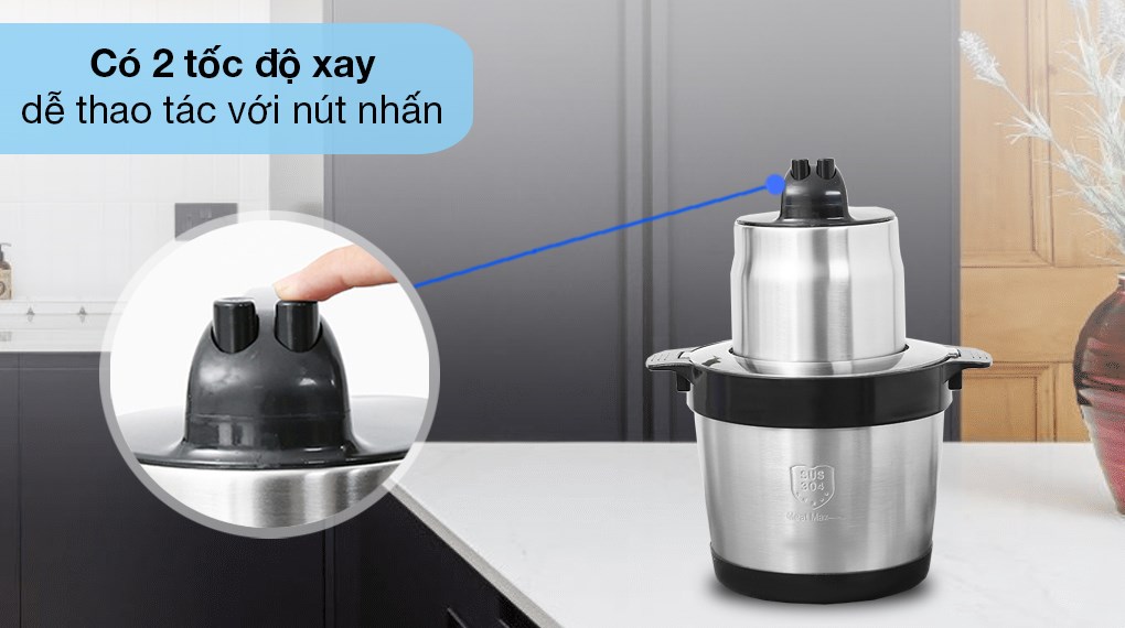 Máy xay thịt đa năng Mishio MK-279 1200W 6 lít - 6