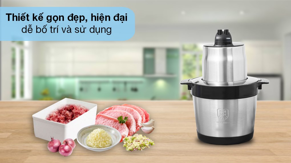 Máy xay thịt đa năng Mishio MK-279 1200W 6 lít - 8
