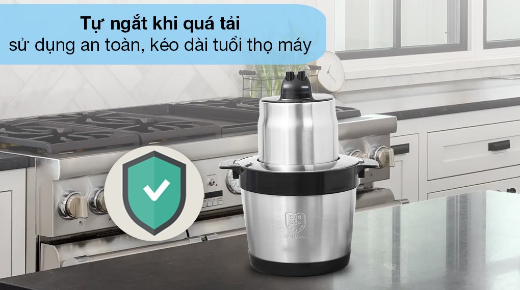 Máy xay thịt đa năng Mishio MK-279 1200W 6 lít - 12