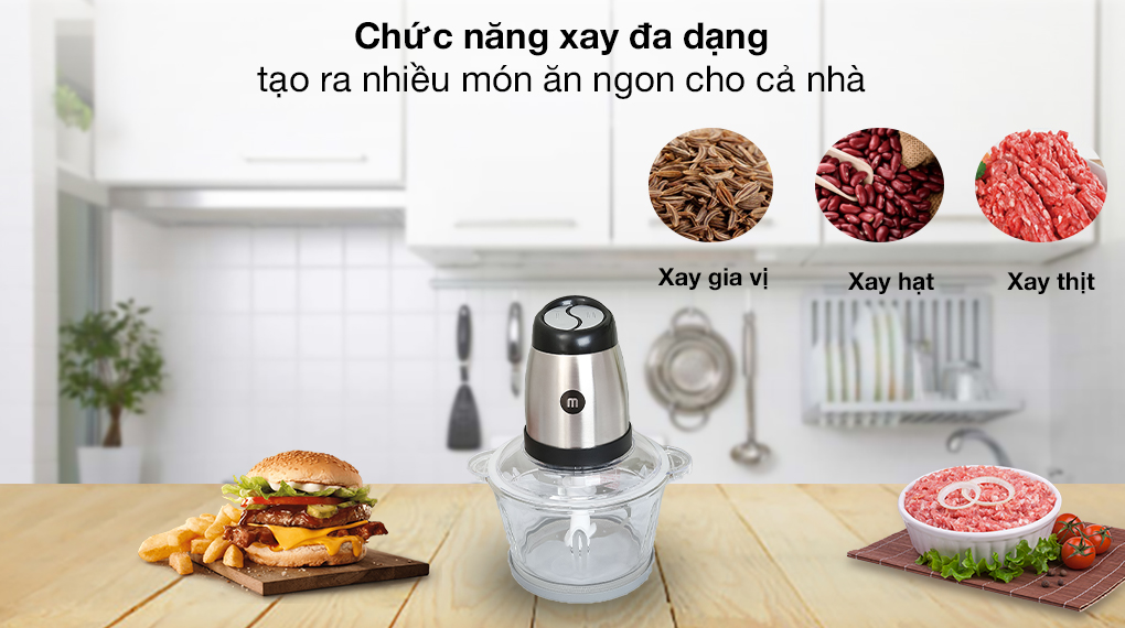 Máy xay thịt đa năng Mishio MK-273 300W 1.8 lít - 10