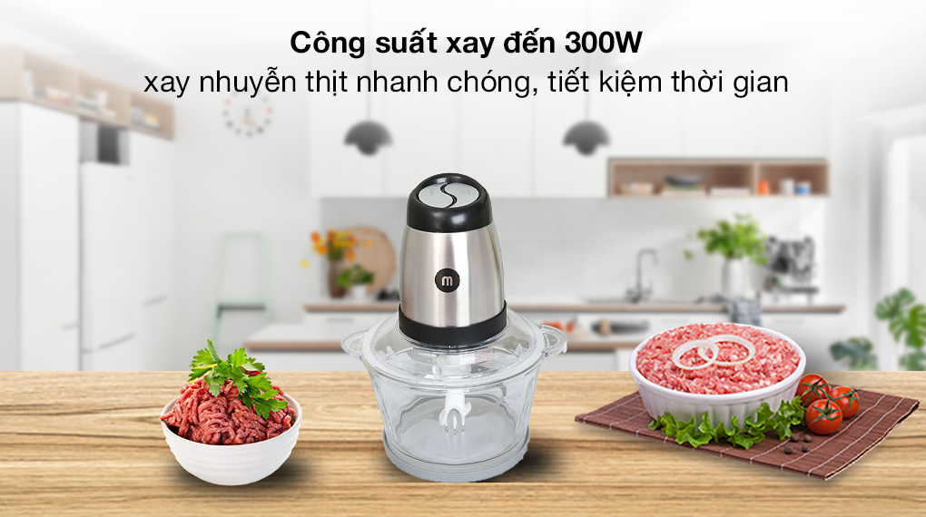 Máy xay thịt đa năng Mishio MK-273 300W 1.8 lít - 6