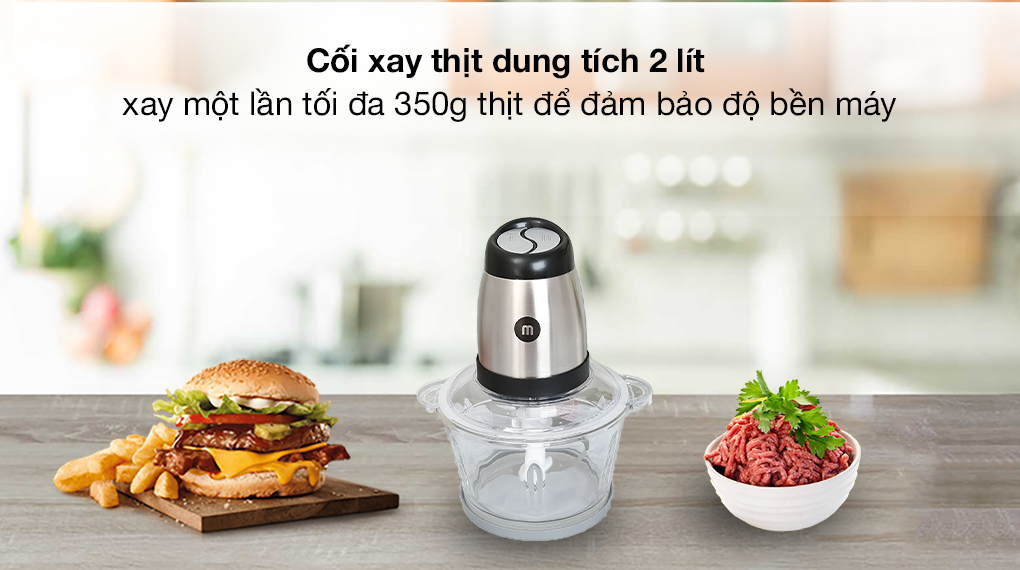 Máy xay thịt đa năng Mishio MK-273 300W 1.8 lít - 8