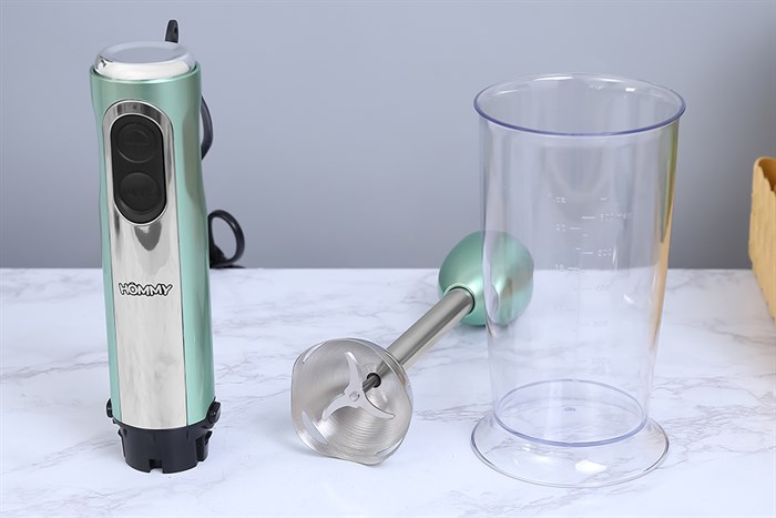 Máy xay cầm tay Hommy HB818BC Màu Xanh ngọc