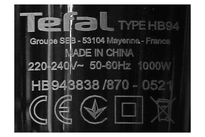 Máy xay sinh tố cầm tay Tefal HB943838 Màu Đen