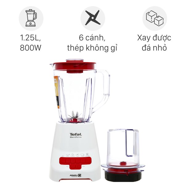 Máy xay sinh tố đa năng Tefal Blendforce Piano BL477566
