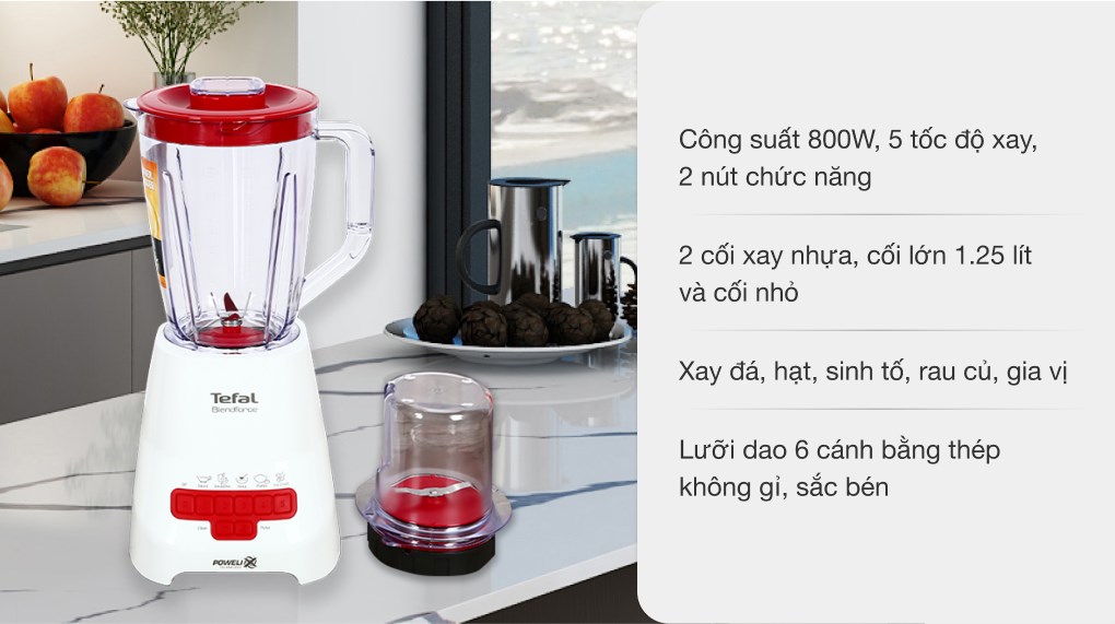 Tefal Blendforce Piano BL477566: Bạn đang tìm kiếm một máy xay thực phẩm đa năng để nấu ăn cho gia đình? Hãy thử ngay Tefal Blendforce Piano BL477566 - sản phẩm được đánh giá cao về tính năng và độ bền. Với khay chứa thực phẩm rộng rãi, động cơ mạnh mẽ và lưỡi dao sắc bén, Tefal Blendforce Piano BL477566 sẽ giúp bạn nhanh chóng chế biến các món ăn ngon miệng cho gia đình.