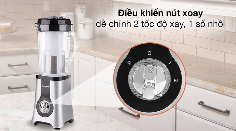 Điều khiển nút xoay - Máy xay đa năng Kangaroo KG2B3