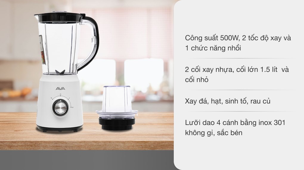 Máy xay sinh tố đa năng AVA BL9006-GS