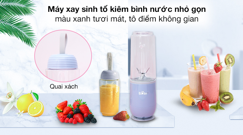 Thiết kế - Máy xay sinh tố cầm tay mini Bear LLJ-D04B1