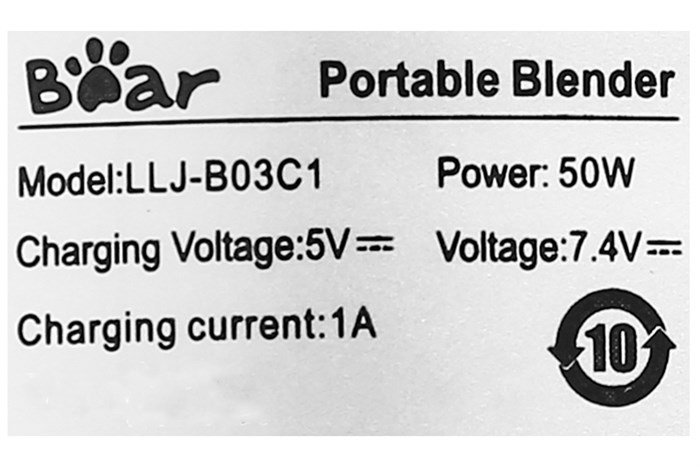 Máy xay cầm tay mini Bear LLJ-B03C1 Màu Hồng