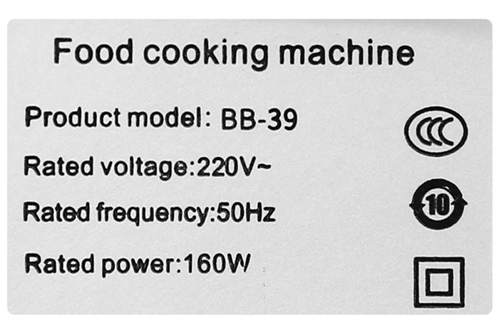 Máy xay mini đa năng Bonbébé BB-39 Màu Trắng - Xanh