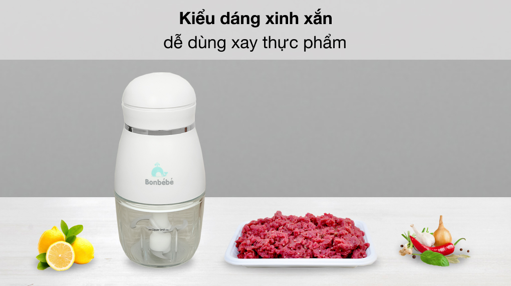 Máy xay thịt đa năng Bonbébé BB-03 - Thiết kế nhỏ gọn