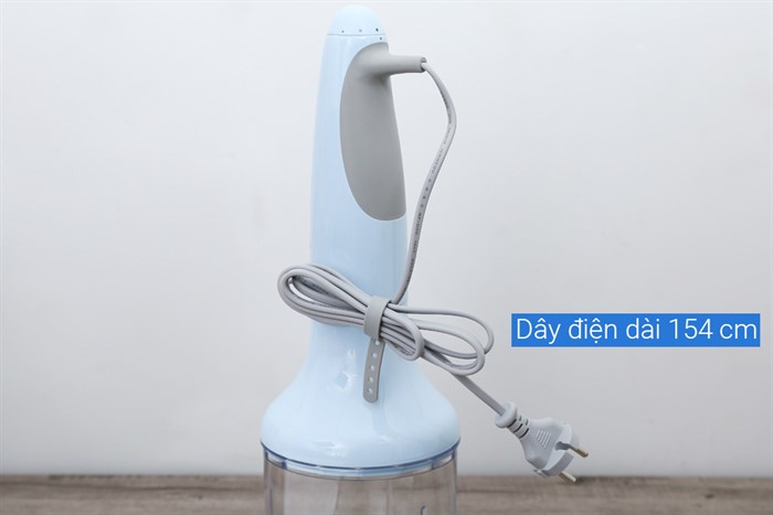 Máy xay cầm tay Smeg HBF02PBEU (535.43.610) Màu Xanh Dương