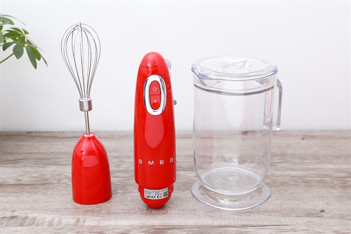 Máy xay cầm tay Smeg HBF02RDEU (535.43.619) Màu Đỏ