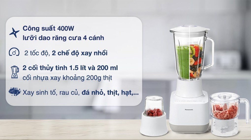 Máy xay sinh tố đa năng Panasonic MX-MG53C1CRA