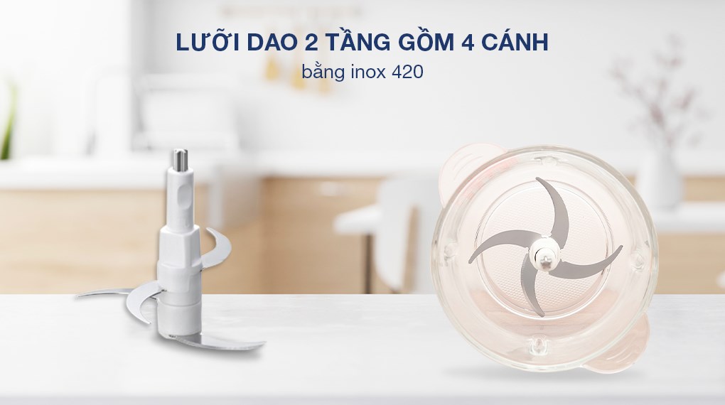 Máy xay thịt đa năng Bear QSJ-D03P3 300W 2 lít - 2