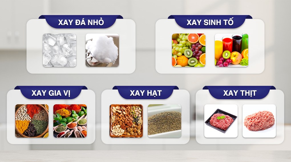 Máy xay sinh tố đa năng Tefal BlendForce Piano BL47YB66