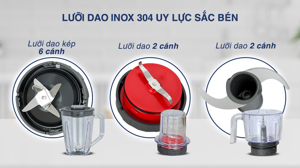 Máy xay sinh tố đa năng Tefal BlendForce Piano BL47YB66