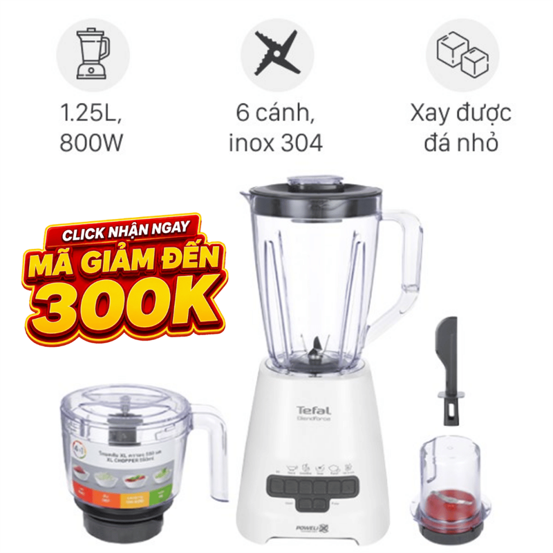 Máy xay đa năng Tefal BlendForce Piano BL47YB66