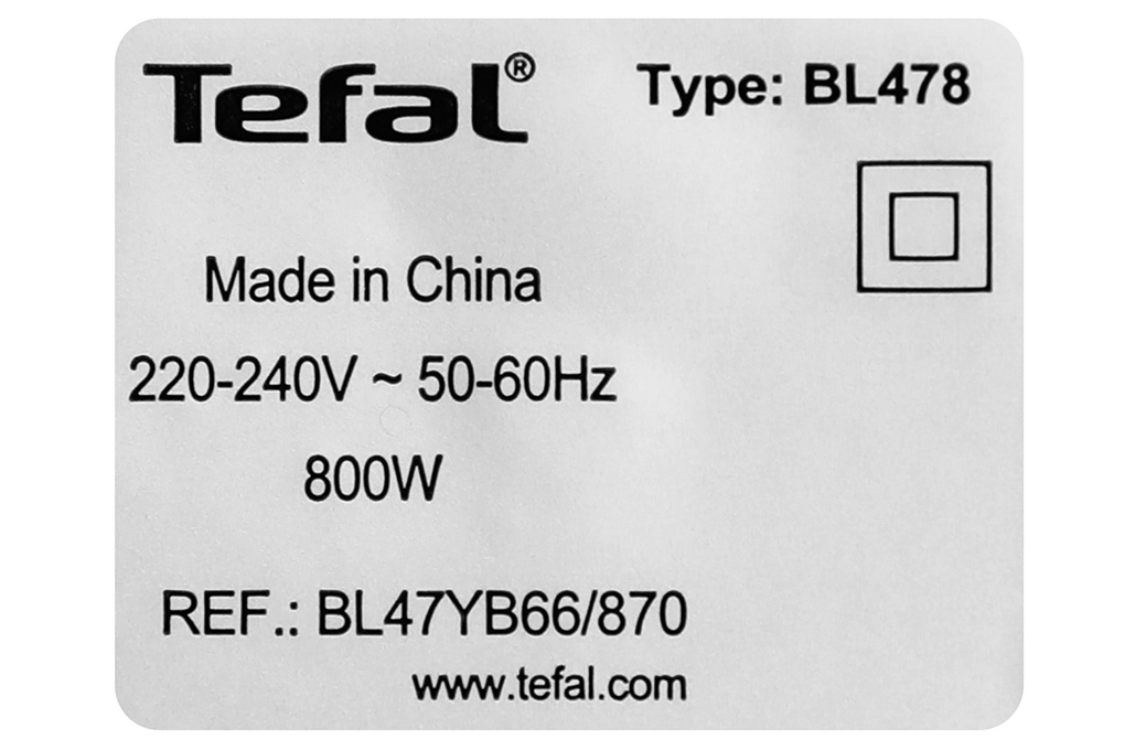 Máy xay sinh tố đa năng Tefal BlendForce Piano BL47YB66 Màu Xám