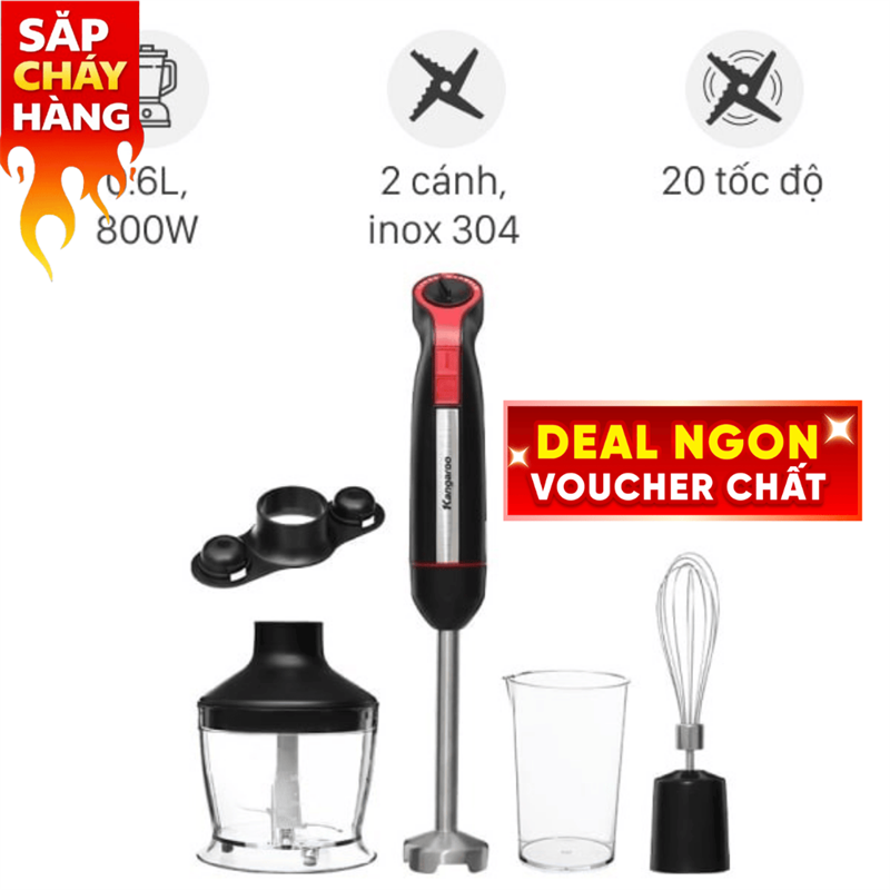 Máy xay cầm tay Kangaroo KGHB800X