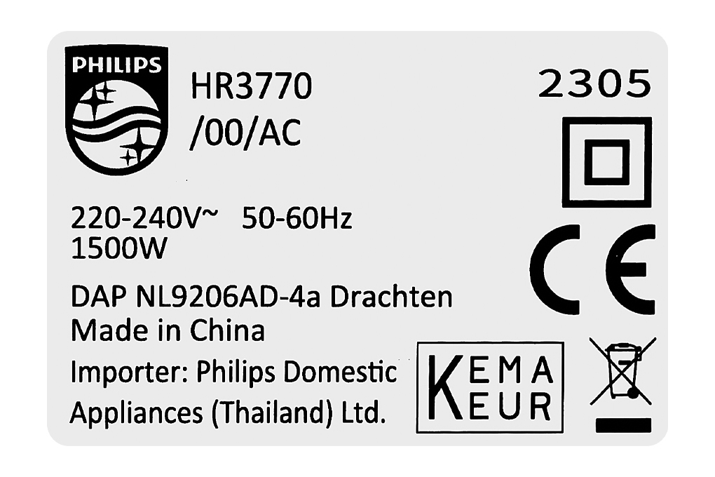 Máy xay sinh tố đa năng Philips HR3770/00 Màu Đen - Vàng đồng