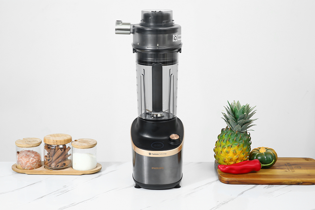 Máy xay sinh tố đa năng Philips HR3770/00 Màu Đen - Vàng đồng