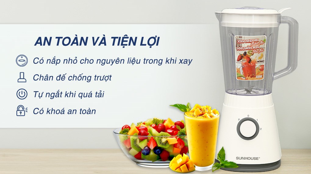 Máy xay sinh tố đa năng Sunhouse SHD5316