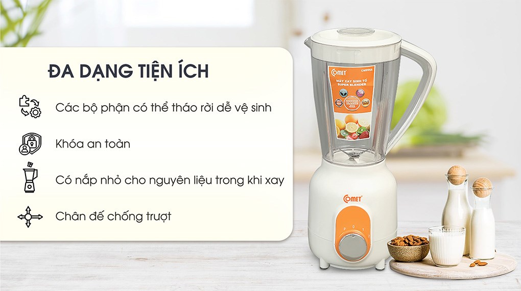 Máy xay sinh tố đa năng Comet CM9955