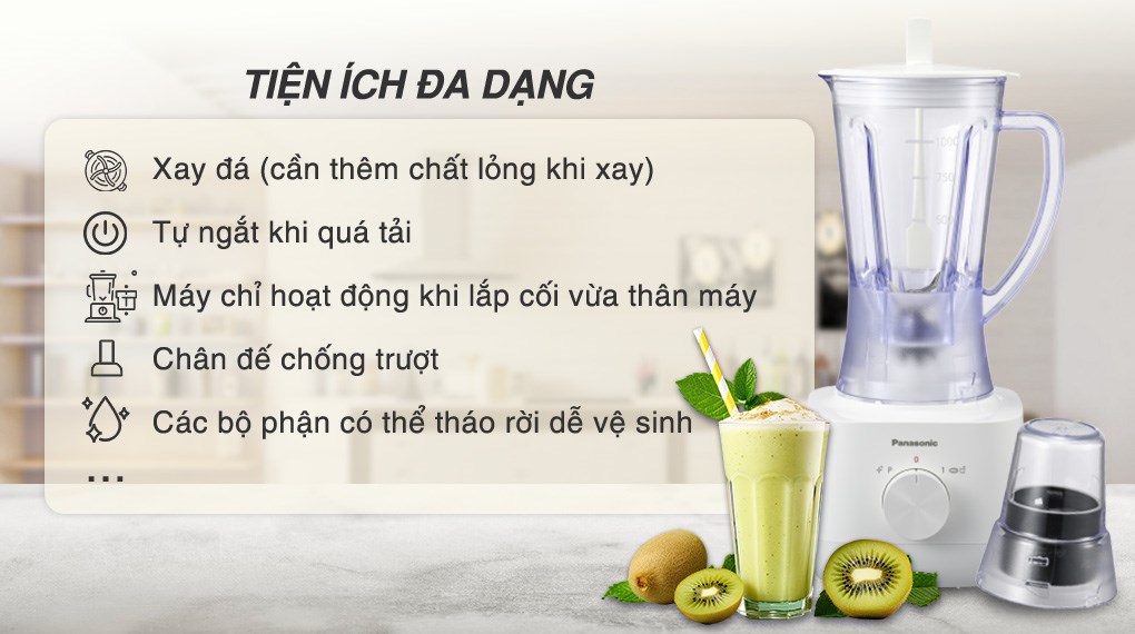 Máy xay sinh tố đa năng Panasonic MX-EP3111WRA