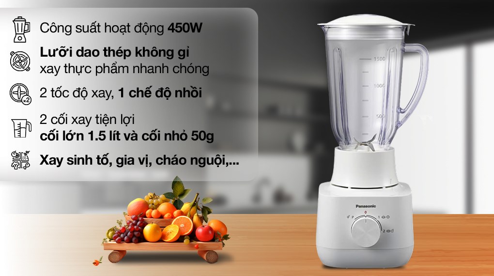 Máy xay sinh tố đa năng Panasonic MX-EP5111WRA