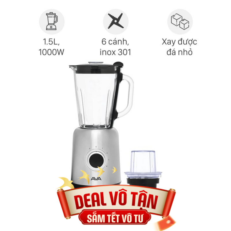 Máy xay đa năng AVA BL9708